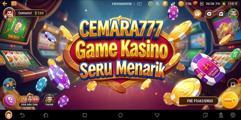 Tampilan menarik dari gameplay seru CEMARA777 di kasino.
