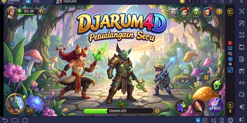 Screenshot gameplay DJARUM4D menampilkan aksi seru dan petualangan yang mendebarkan.