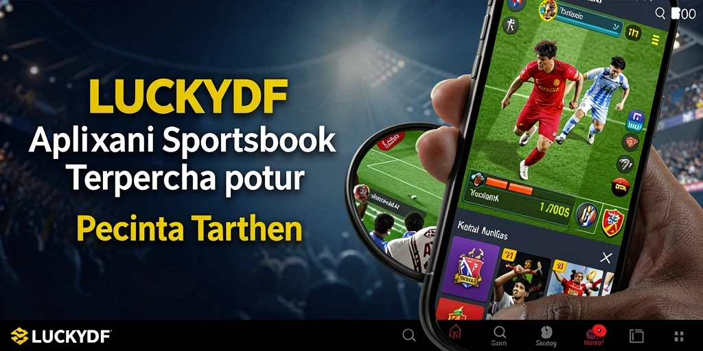 Tangkapan layar LUCKYDF menampilkan fitur taruhan olahraga yang menarik.