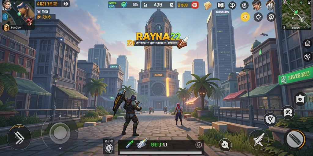 Tampilkan gameplay menara pertahanan yang menegangkan di RAYA22.
