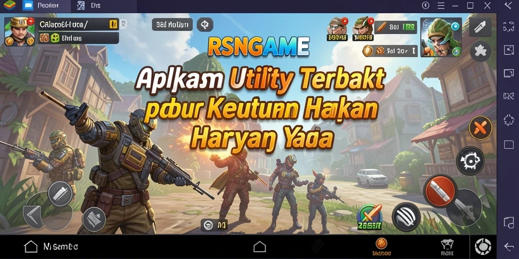 Tangkapan layar RSNGAME menampilkan fitur manajemen acara yang sederhana.