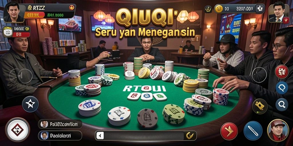 Tampilan gameplay QiuQiu di <strong>RTZZ</strong> yang seru dan interaktif.