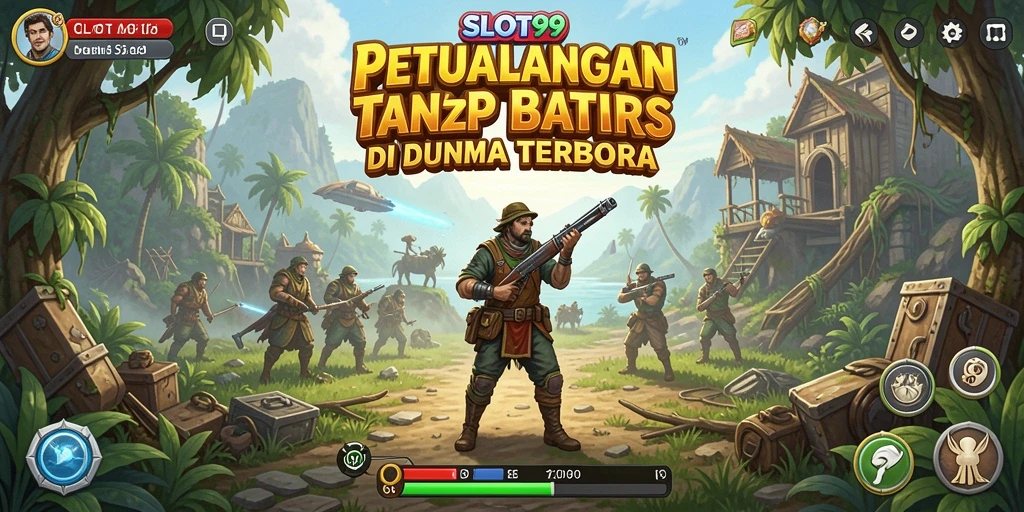 Screenshot SLOT99 menampilkan momen petualangan seru di dunia terbuka.
