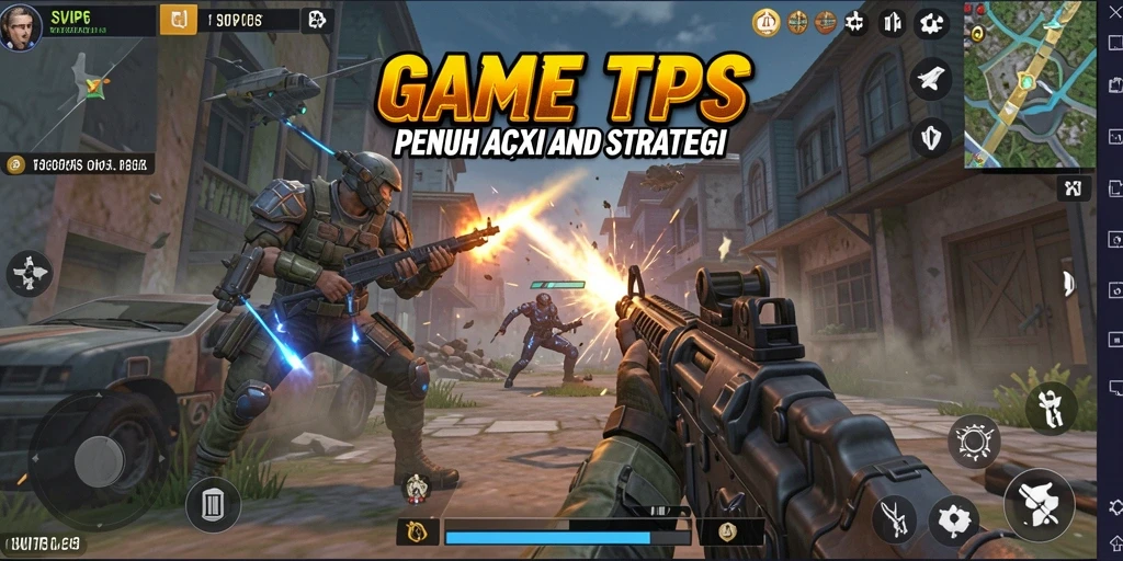 Tampilan gameplay mendebarkan di SVIP6 yang penuh aksi.