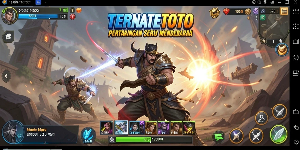 Tangkapan layar gameplay TERNATETOTO yang menegangkan dan penuh aksi.
