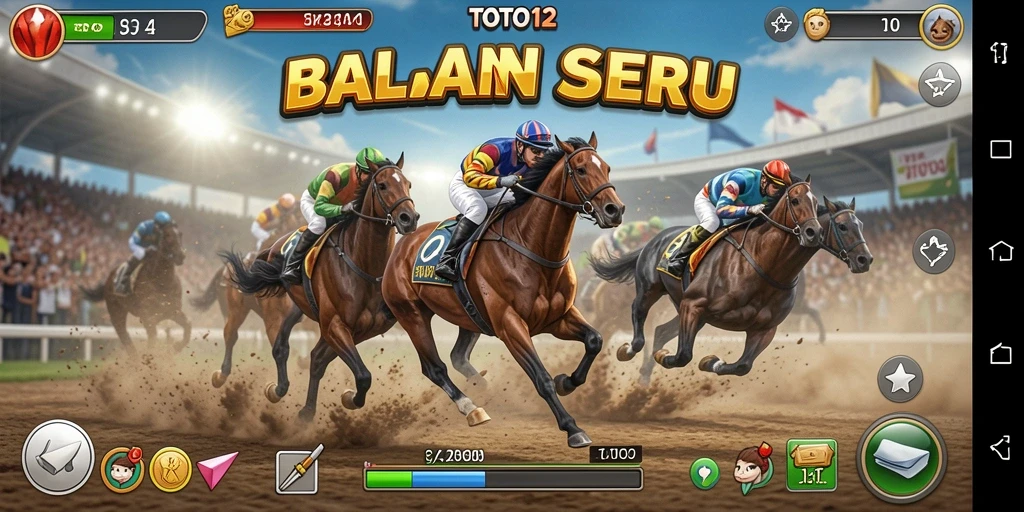 TOTO12 menunjukkan adrenalin tinggi di lintasan balap yang menantang.