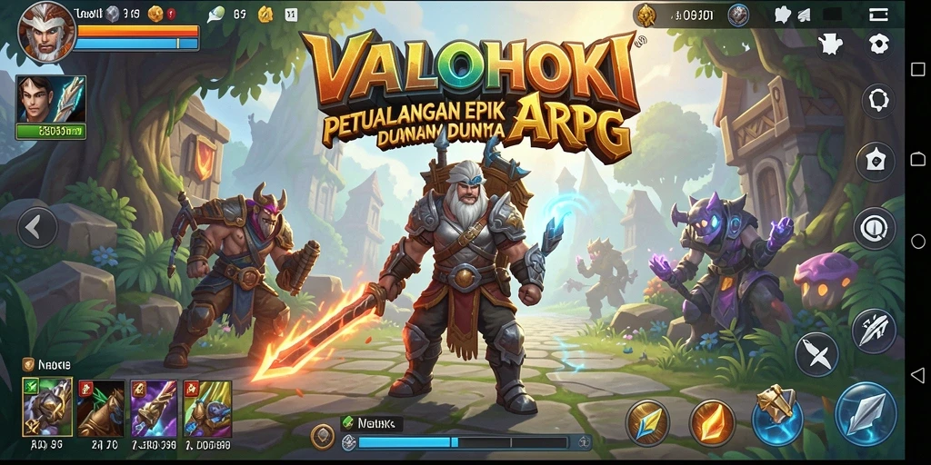 Tampilan gameplay menegangkan dari VALOHOKI yang penuh aksi.