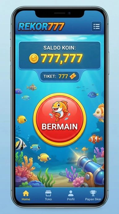 Tampilan antarmuka aplikasi rekor777 yang ramah pengguna.